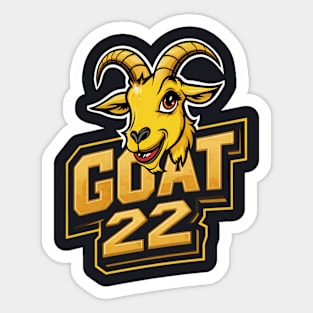 Goat 22 Caitlin CLark Sticker
